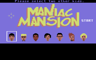 Maniac Mansion screenshot 3 for Commodore 64